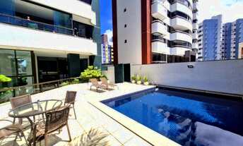 Imagem 2: Apartamento de luxo na Pituba: 2 suítes, 2 vagas de garagem, mobiliado e com infraestrutur