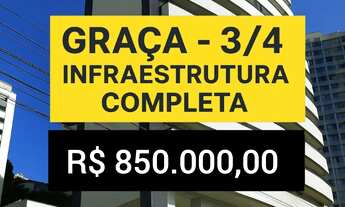 Imagem 1: GRAÇA 3/4 2 SUÍTES 120M2 À VENDA R$ 850.000,00 SALVADOR BA