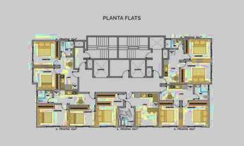 Imagem 4: LE REVÊ FLATS na Meia Praia em Itapema/SC - Flats contendo 2 Dormitórios e 1 Vaga de Garag