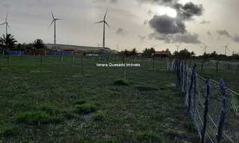 Imagem 3: Terreno plano vista mar no Morro do Chapéu com cerca e plantação!