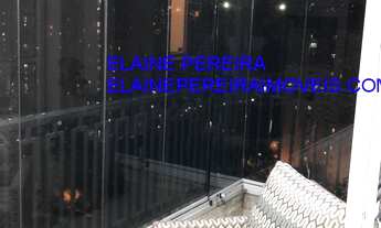 Imagem 4: Execelente apto com 87mts- 2 suítes, sala com varanda gourmet com fechamento em vidro, laz