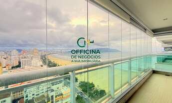 Imagem 2: LUXUOSO APARTAMENTO À VENDA NO GONZAGA, SANTOS-SP: 4 QUARTOS, 4 SUÍTES, 3 SALAS, 6 BANHEIR