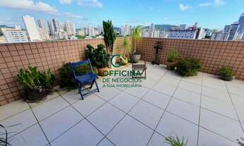 Imagem 2: COBERTURA À VENDA-2 DORMITÓRIOS C/ 2 SUÍTES- 2 SALAS- 4 BANHEIROS- 2 VAGAS- 139,60m²- R$ 6