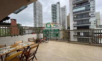 Imagem 2: COBERTURA À VENDA- PREDIO 3 ANDARES- 3 DORMITÓRIOS C/ 1 SUÍTE- 3 BANHEIROS- 124m²- R$ 660