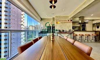 Imagem 4: APARTAMENTO À VENDA- PORTEIRA FECHADA- 3 DORMITÓRIOS SENDO 3 SUITES- 2 VAGAS- 144m² -R$ 2