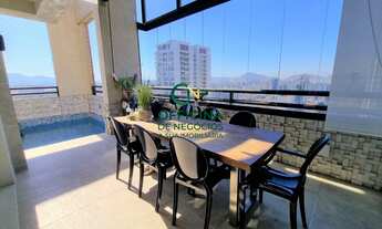 Imagem 2: COBERTURA À VENDA- 3 SUÍTES- 3 SALAS- 5 BANHEIROS- 3 VAGAS DE GARAGEM- 191m²- R$ 2.340.000