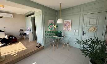 Imagem 7: Apartamento à Venda em Santos-SP, no Bairro José Menino, PORTEIRA FECHADA, com 1 Quarto, 1