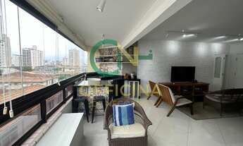 Imagem 2: Apartamento à venda com 3 dormitórios e 155m² - R$ 1.200.000,00 - Bairro Embaré - Santos