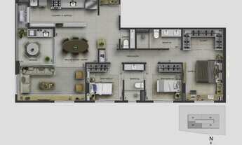 Imagem 4: 3 QUARTOS - 3 SUÍTES - CASA PEDRA- 111m²