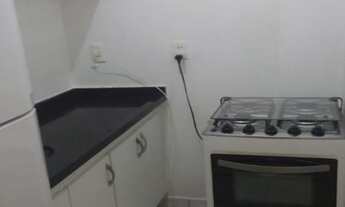 Imagem 5: O apartamento possui 35 metros quadrados com 1 dormitório, sala com varanda, cozinha com