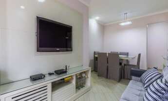 Imagem 4: O apartamento possui 71 metros quadrados com 2 dormitórios 1 suíte, área de serviço, terra