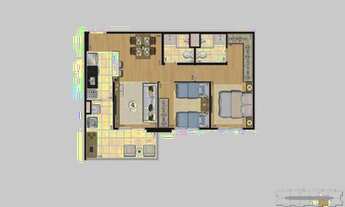 Imagem 2: Misti Morumbi - O apartamento possui 125 metros quadrados com 3 dormitórios 1 suíte e 2 va