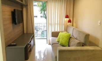 Imagem 2: O apartamento possui 64 metros quadrados com 2 dormitórios, sala com 2 ambientes, área de