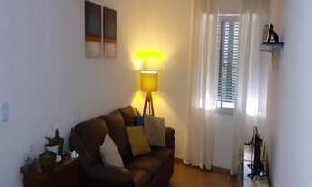 Imagem 2: Apartamento com 38 metros com 1 dormitório com armário, corredor com armário, sala, banhei