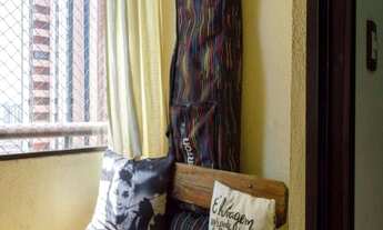 Imagem 6: Apartamento com 69 metros, 2 dormitórios, 1 banheiro, 02 sacadas (sala de estar ao quarto