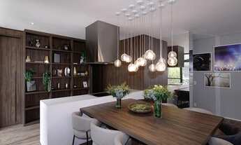 Imagem 5: O apartamento possui 55 metros quadrados com 2 dormitórios 1 suíte, área de serviço, terra