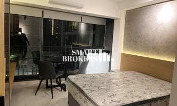 Imagem: Studio totalmente mobiliado com 1 quarto