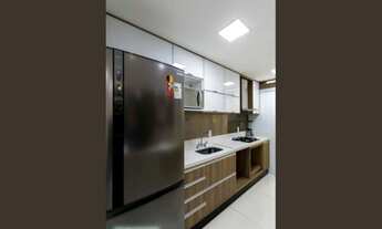 Imagem 4: O apartamento possui 64 metros quadrados com 2 dormitórios 1 suíte, área de serviço, terra