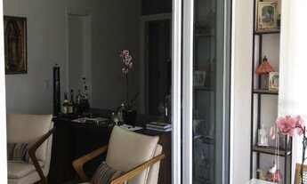 Imagem 6: O apartamento possui 116 metros quadrados com 3 suítes com armários planejados, sala ampli