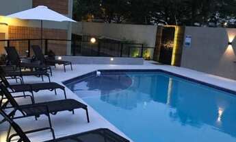 Imagem 1: O apartamento possui 35 metros quadrados com 1 dormitório, sala com varanda, cozinha com