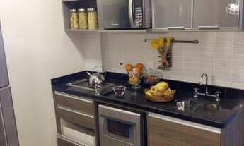 Imagem 6: O Apartamento possui 79 metros quadrados 2 dormitórios 1 suíte, sala, cozinha, área de ser