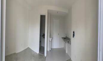 Imagem 3: Hum Liberdade !Studio com 28 metros, sala com varanda e cozinha