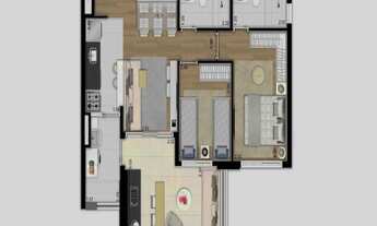 Imagem 2: Royal Ipiranga - O apartamento possui 68 metros quadrados