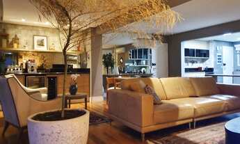 Imagem 3: Lindo apartamento com 128 metros, 3 Suites, lavabo, Ar condicionado nos 4 ambientes, acaba