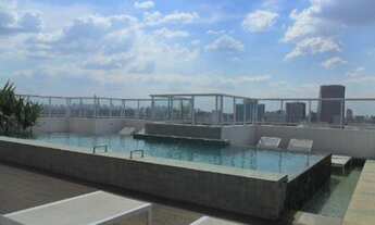 Imagem 2: Apartamento com 45 metros quadrados com 1 dormitório, sala para 2 ambientes, ampla varanda