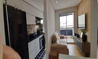 Imagem 2: O apartamento possui 62 metros quadrados com 2 dormitórios com armários sendo 1 suíte, sal