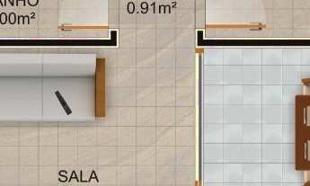 Imagem 2: Apartamento à venda na Praia do Morro, Guarapari-ES: 2 quartos, 1 suíte, 2 salas, 2 banhei