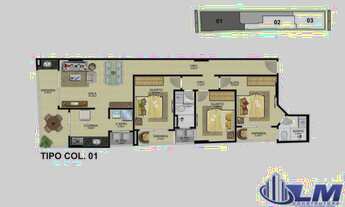 Imagem 7: Apartamento à venda na Praia do Morro: 2 quartos, 1 suíte, 2 salas, 2 banheiros, 1 vaga de