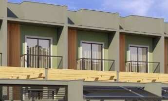 Imagem 2: Sobrado geminado em construção à venda - 2 quartos - bairro Jardim Iririú - Joinville/SC