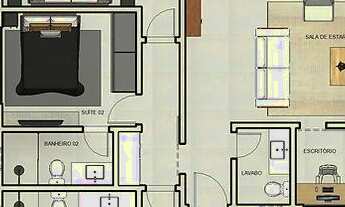 Imagem 2: CASA COM 3 DORMITÓRIOS À VENDA, 195 M² POR R$ 1.550.000,00 - RESIDENCIAL ROYAL GARDEN - PA
