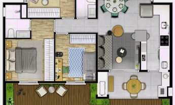 Imagem 4: APARTAMENTO COM 3 DORMITÓRIOS À VENDA, 76 M² POR R$ 750.000,00 - SWISS PARK - CAMPINAS/SP