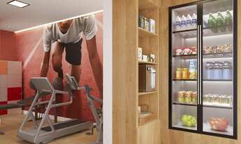 Imagem 5: APARTAMENTO COM 2 DORMITÓRIOS À VENDA, 46 M² POR R$ 396.324,00 - MANSÕES SANTO ANTÔNIO - C