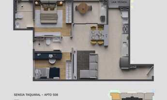 Imagem 2: APARTAMENTO COM 2 DORMITÓRIOS À VENDA, 63 M² POR R$ 647.990,00 - SENSIA - CAMPINAS/SP