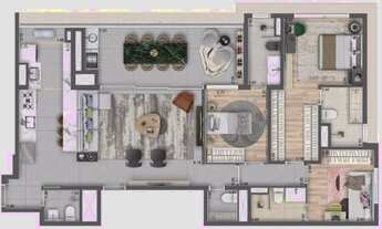 Imagem 3: APARTAMENTO RESIDENCIAL À VENDA, CAMPO BELO, SÃO PAULO - AP0880