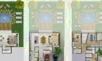 Imagem 3: CASA COM 3 DORMITÓRIOS À VENDA, 221 M² POR R$ 2.370.976,00 - RESIDENCIAL SAINTE HELENE - C