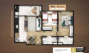 Imagem 7: APARTAMENTO COM 2 DORMITÓRIOS À VENDA, 62 M² POR R$ 0,01 - SWISS PARK - CAMPINAS/SP