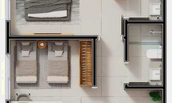 Imagem 4: CASA COM 2 DORMITÓRIOS À VENDA, 64 M² POR R$ 300.000,00 - CIDADE SATÉLITE ÍRIS - CAMPINAS