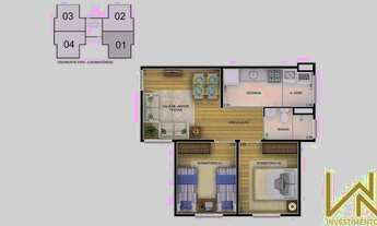 Imagem 7: APARTAMENTO À VENDA, 48 M² POR R$ 210.000,00 - JARDIM DO LAGO CONTINUAÇÃO - CAMPINAS/SP