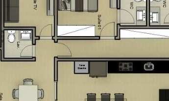 Imagem 3: CASA COM 3 DORMITÓRIOS À VENDA, 213 M² POR R$ 1.810.000,00 - SANTORINI RESIDENCIAL CLUB