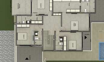Imagem 4: CASA COM 4 DORMITÓRIOS À VENDA, 311 M² POR R$ 2.320.000,00 - SANTORINI RESIDENCIAL CLUB