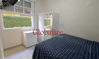 Imagem 6: Apartamento térreo, 2 dormitórios com suíte e porteira fechada no bairro do Embaré em Sant