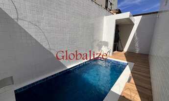 Imagem 2: Casa sobreposta 3 dormitórios baixa com piscina no bairro do Embaré em Santos por R$1.390