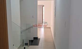 Imagem 6: Bela casa sobreposta duplex em Santos no bairro da Aparecida com 3 dormitórios, uma suíte