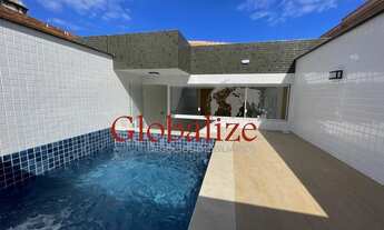 Imagem: Casa duplex sobreposta alta com 4 suítes