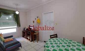 Imagem 2: Apartamento com 1 dormitório na Aparecida frente mar em Santos R$ 320.000,00