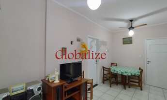 Imagem 4: Apartamento com 1 dormitório na Aparecida frente mar em Santos R$ 320.000,00